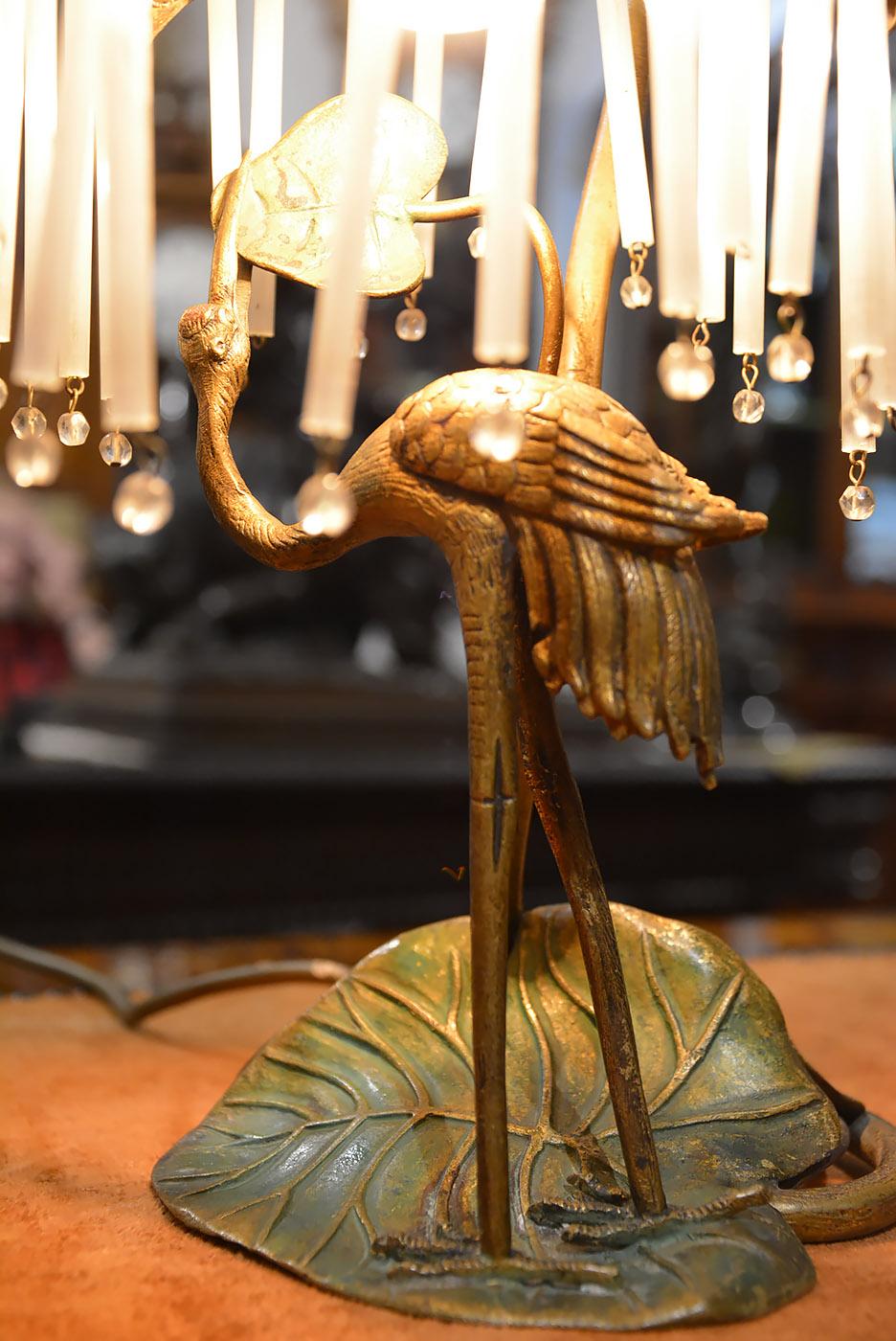 Rare Bronze Figural Art Nouveau Lamp, circa 1900  For Sale 11