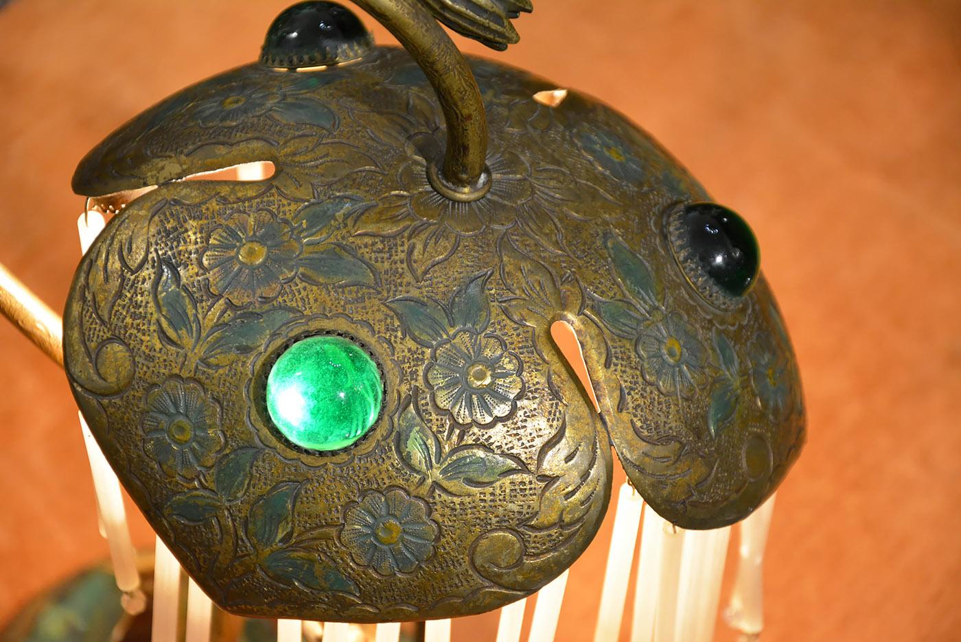 Rare Bronze Figural Art Nouveau Lamp, circa 1900  For Sale 1