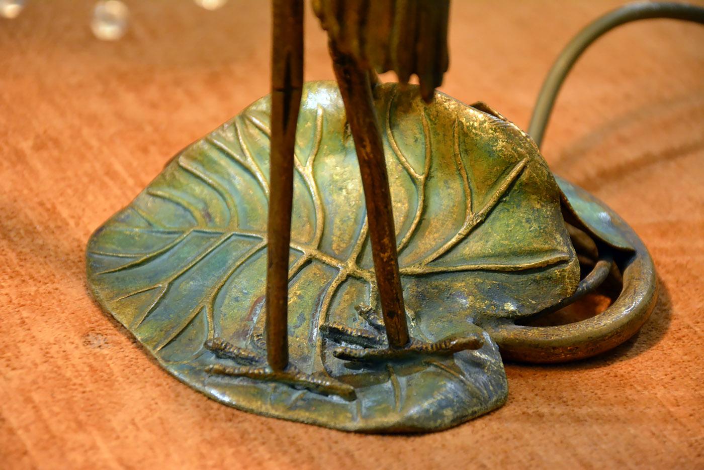 Rare Bronze Figural Art Nouveau Lamp, circa 1900  For Sale 4