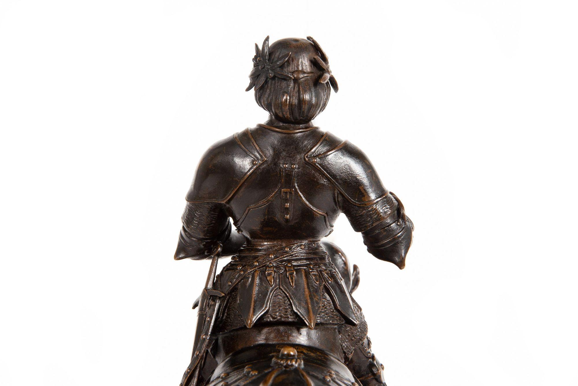 Bronze Rare sculpture de Charles VII, Le Victorieux par Antoine-Louis Barye en vente