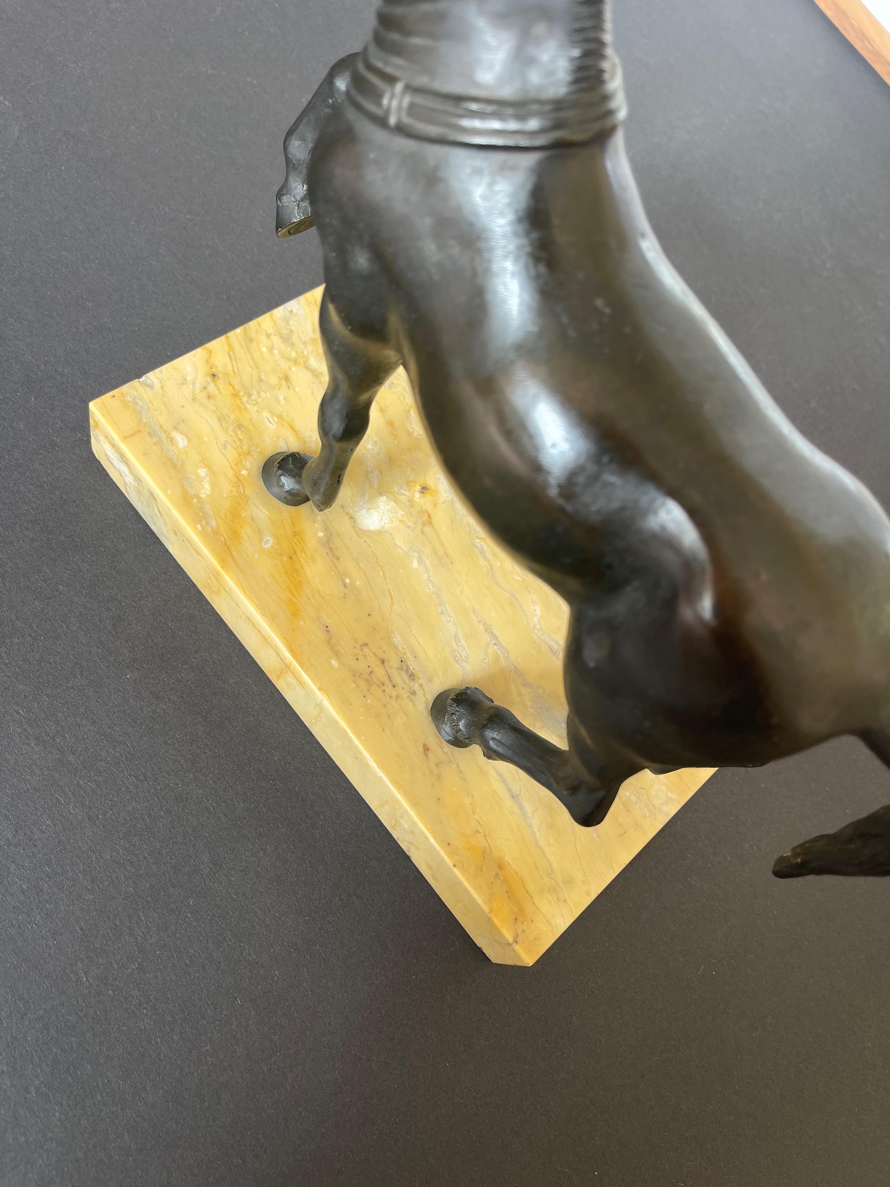 Rare cheval de marche du Quadriga Herculaneum, d'après Paderni de Camillo en vente 1