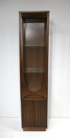 Raro mobile da esposizione Broyhill Brasilia 2 pezzi Curio