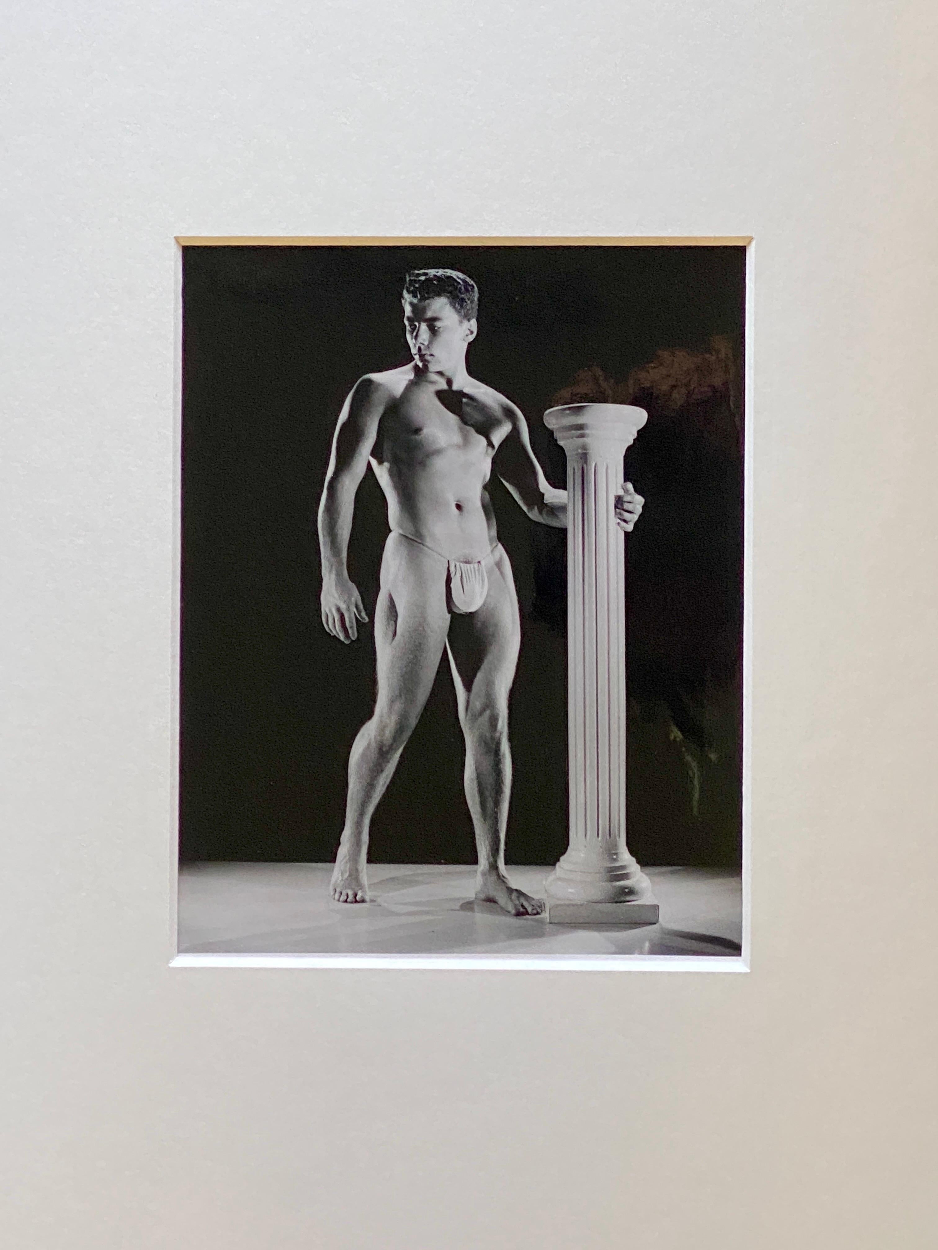Mid-Century Modern Bruce of LA Set Model Bobby Kennedy Male Orig Vintage Physique Photographies rares  en vente