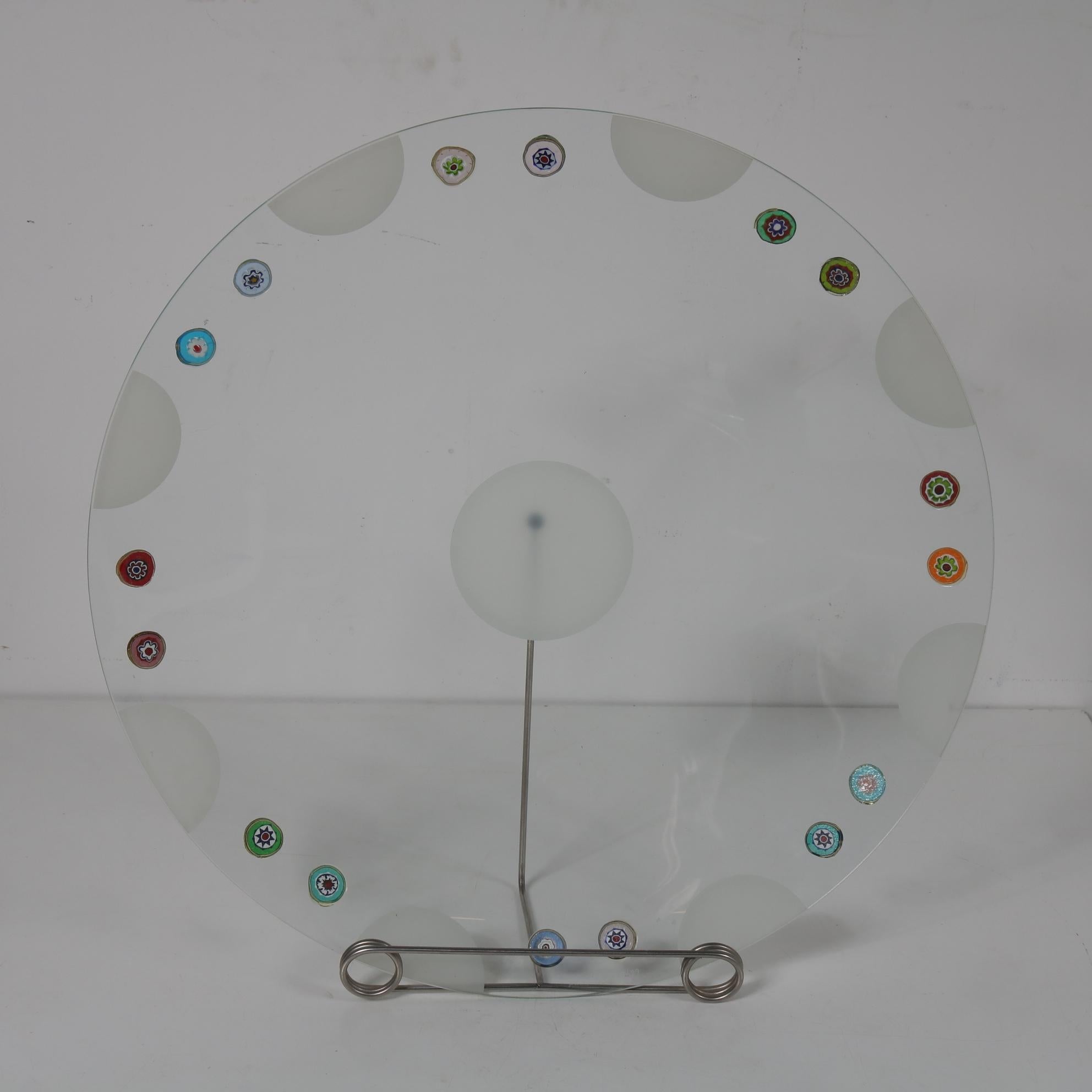 Mid-Century Modern Rare Bruno Munari Glass Plate from 