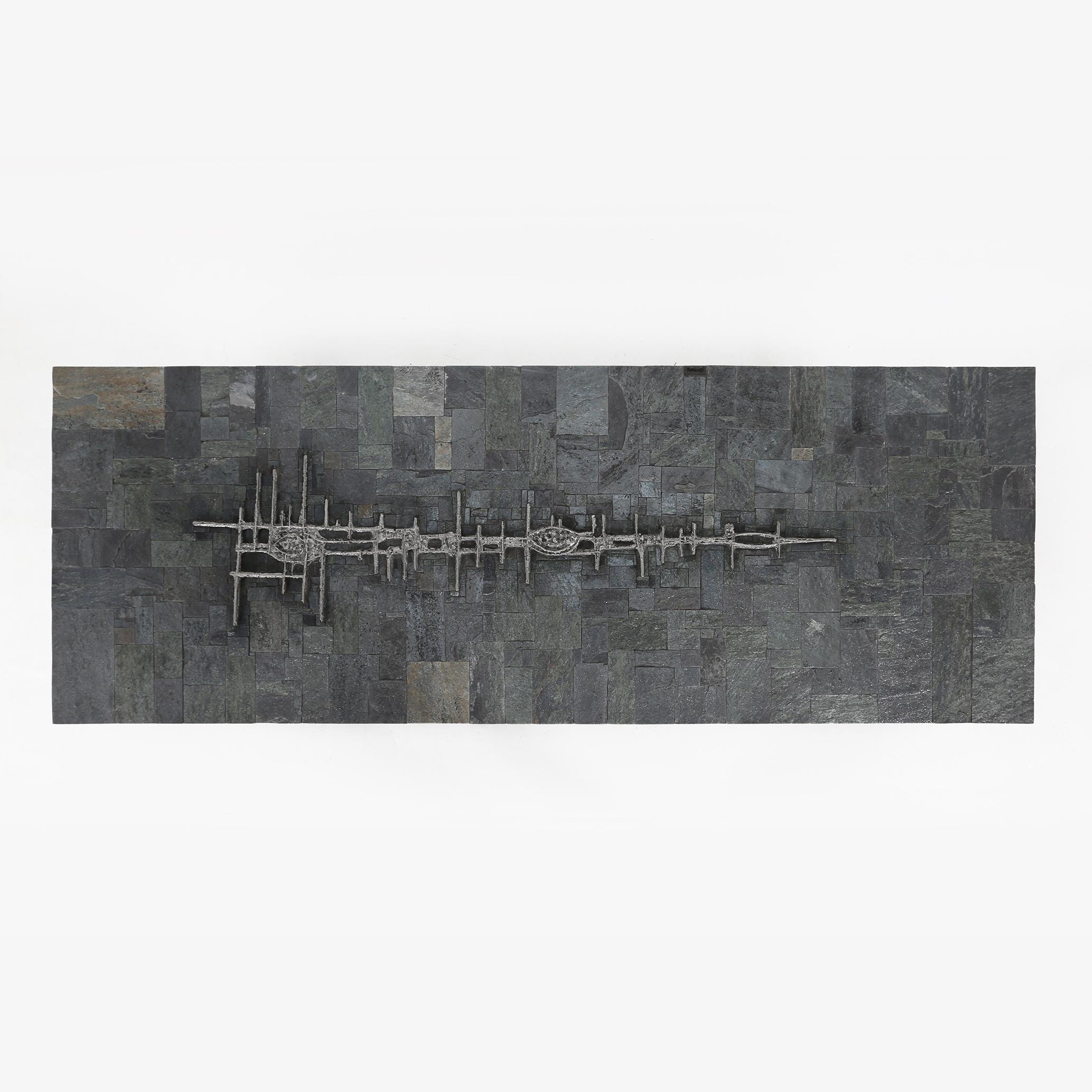 Fait main Rare table basse brutaliste brésilienne par Pia Manu, vers 1960 en vente