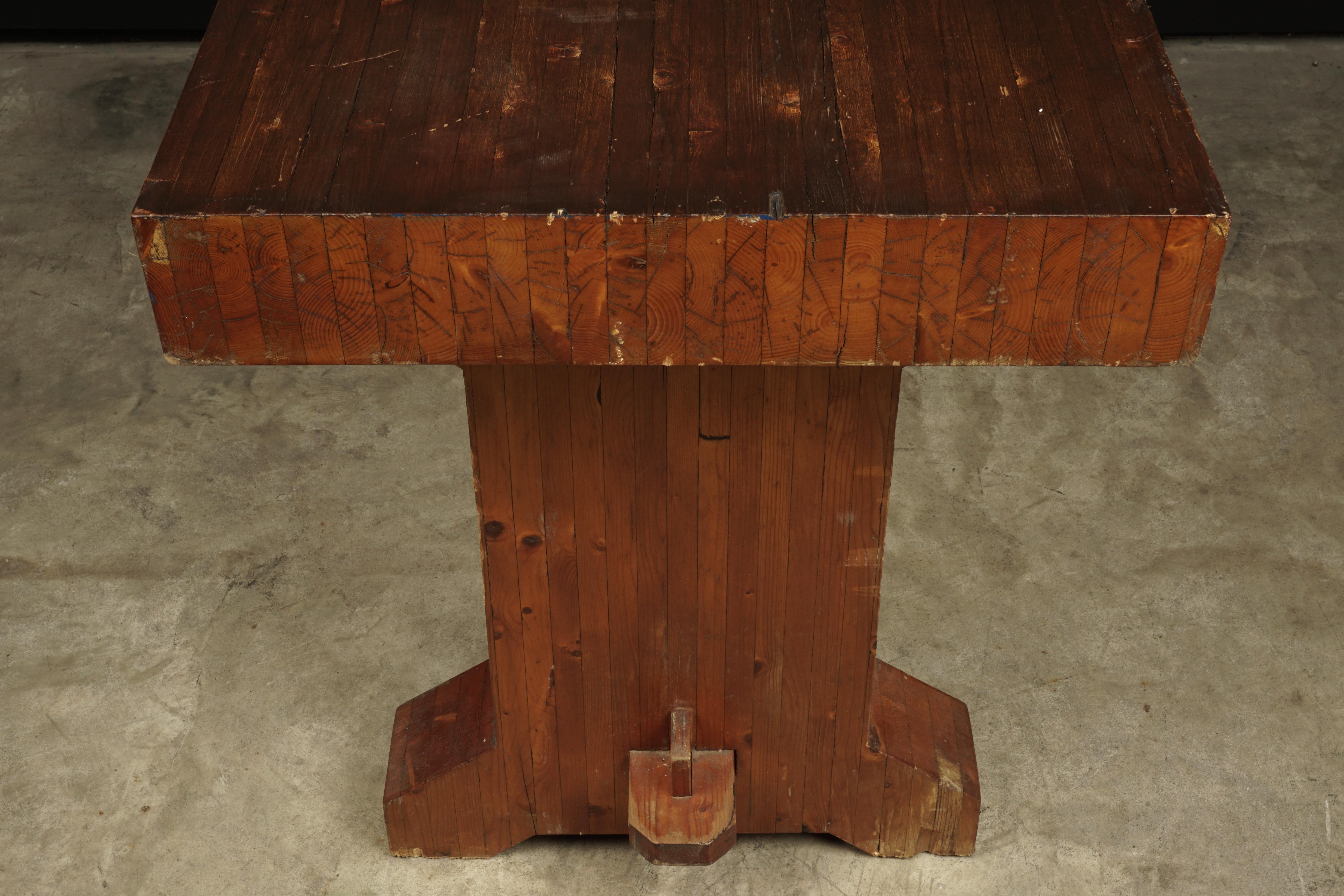 Mid-20th Century Rare Brutalist Table from France, 1960s