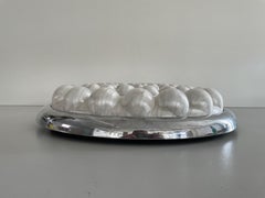 Rare Bubble Plexiglass Flush Mount Light by Schmelzer Leuchten, 1960s, Germany