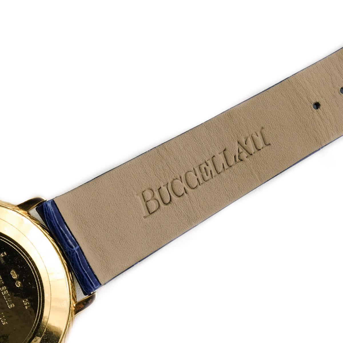 Rare Buccellati 18 Karat Yellow Gold Eagle Engraved Audachron Watch 3