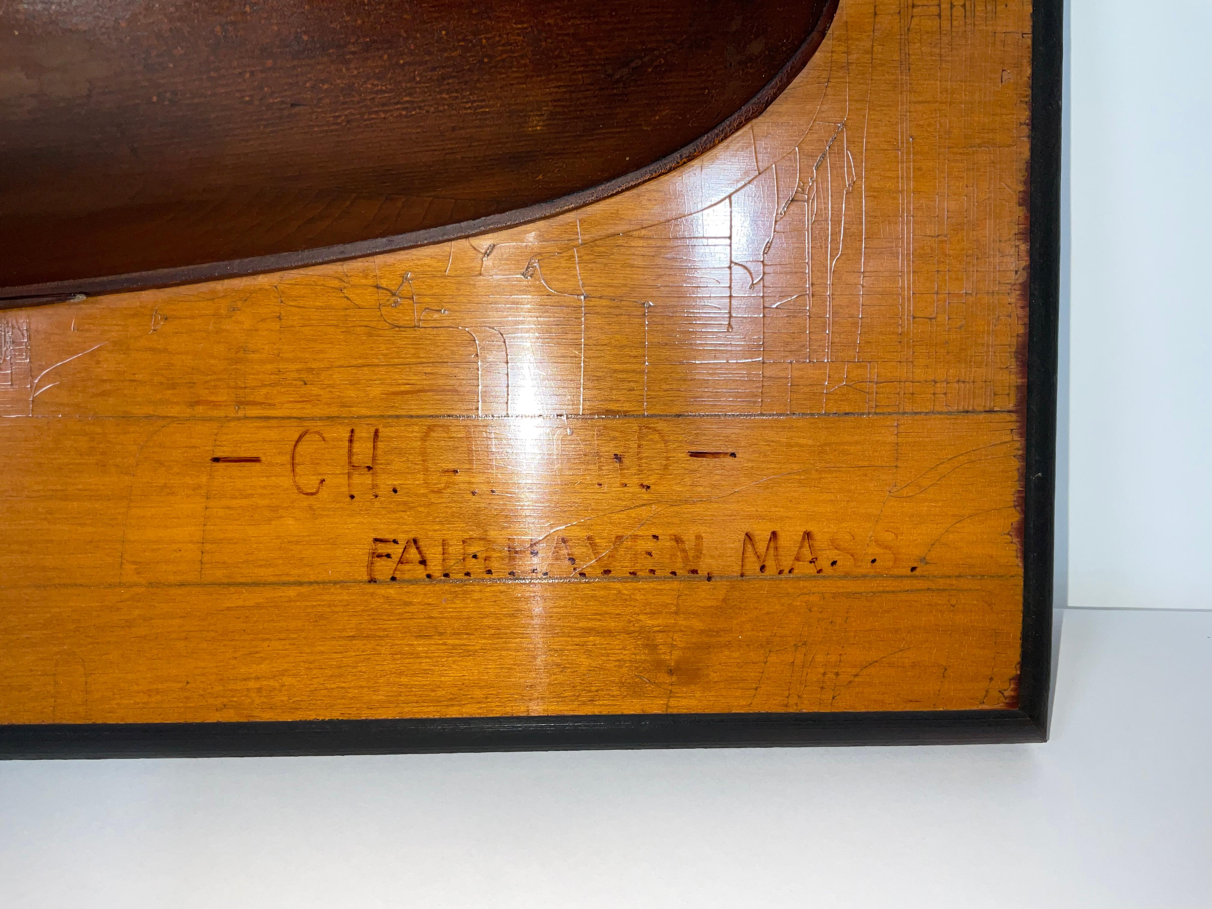 Legno Rare Builders Half Model by Marine Artist Charles Henry Gifford in vendita