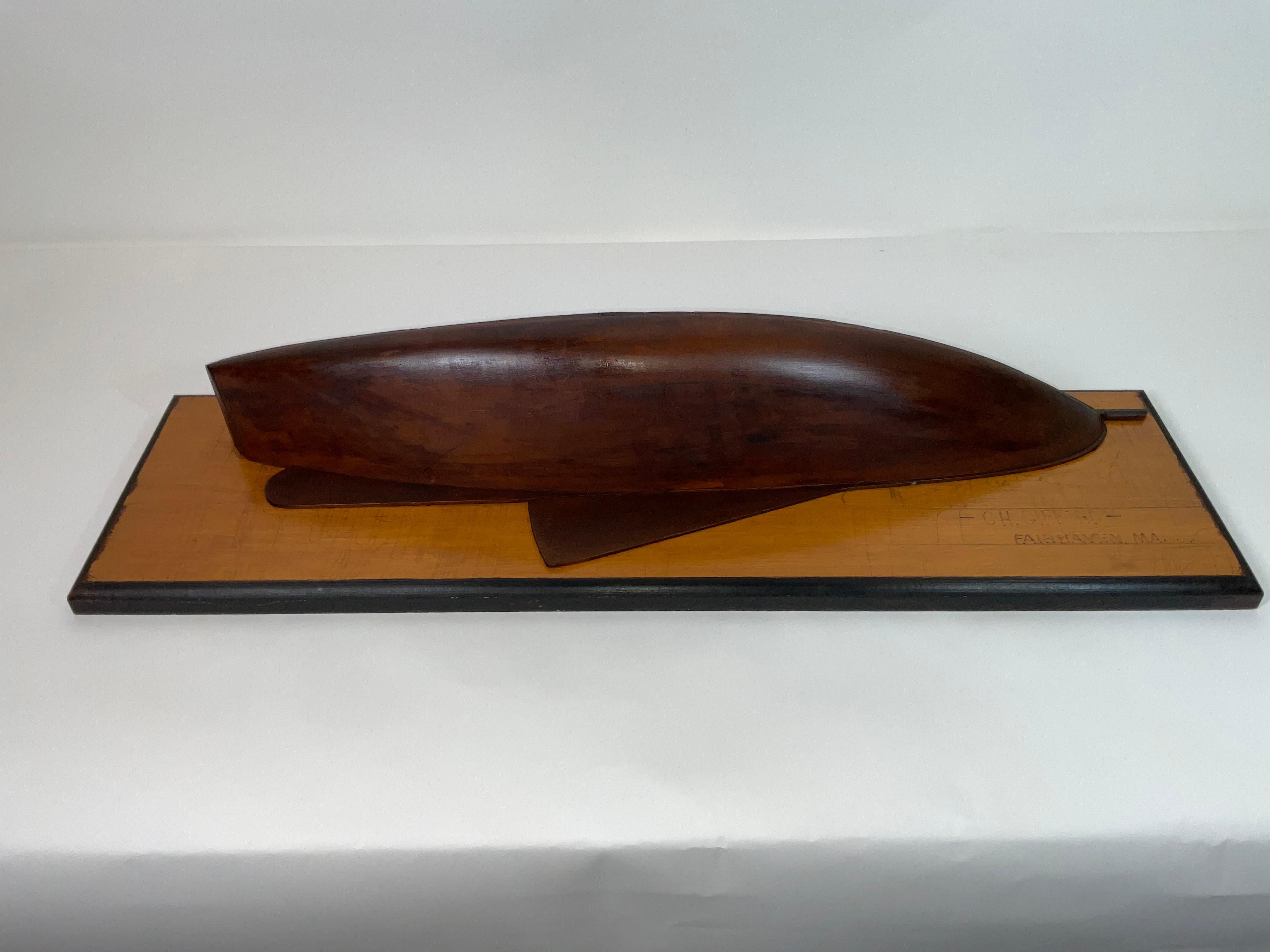 Rare Builders Half Model by Marine Artist Charles Henry Gifford in vendita 1