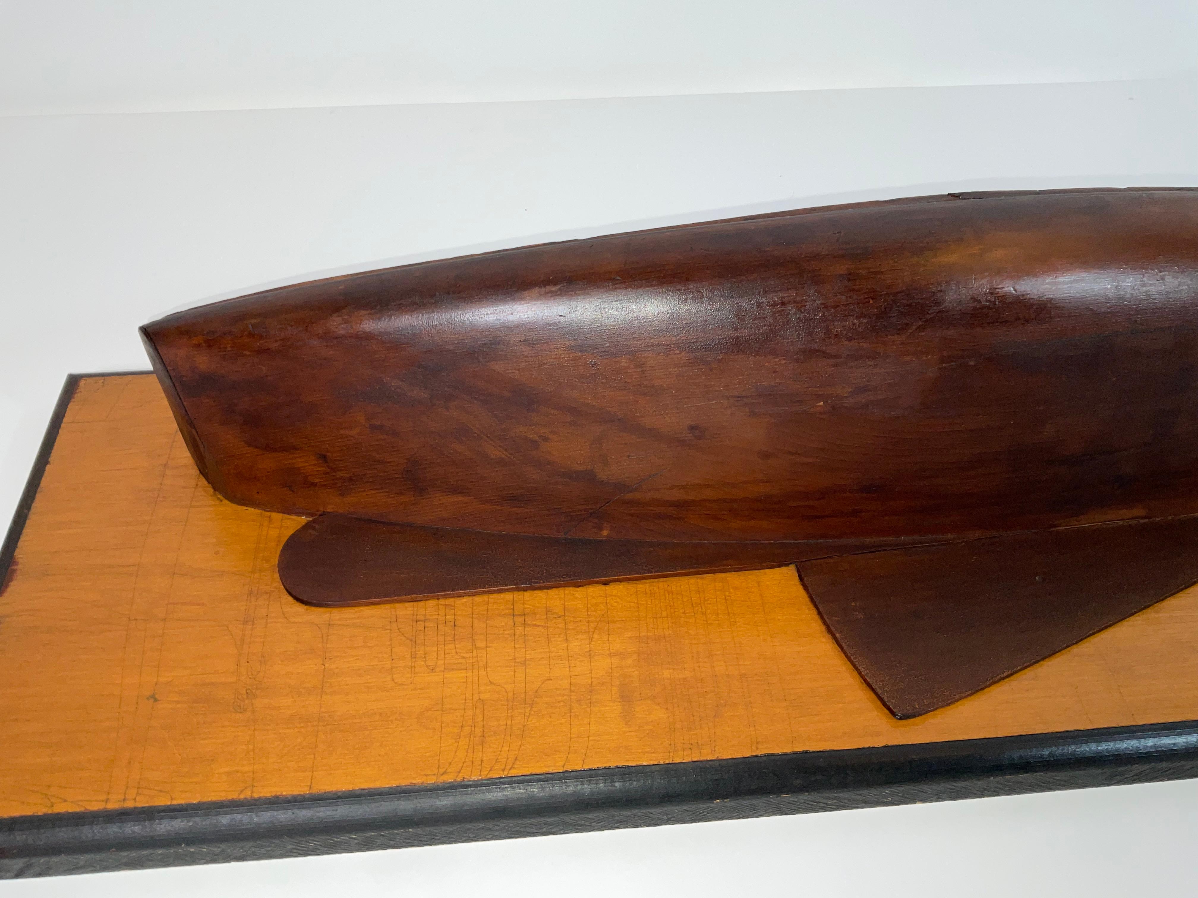 Rare Builders Half Model by Marine Artist Charles Henry Gifford in vendita 2