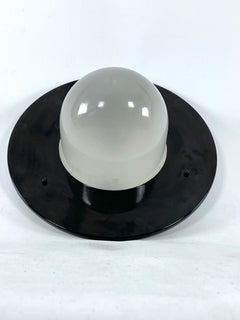 Rara lampada da soffitto o da parete Bulbo Grande di Quattrifolio, Italia, anni '70