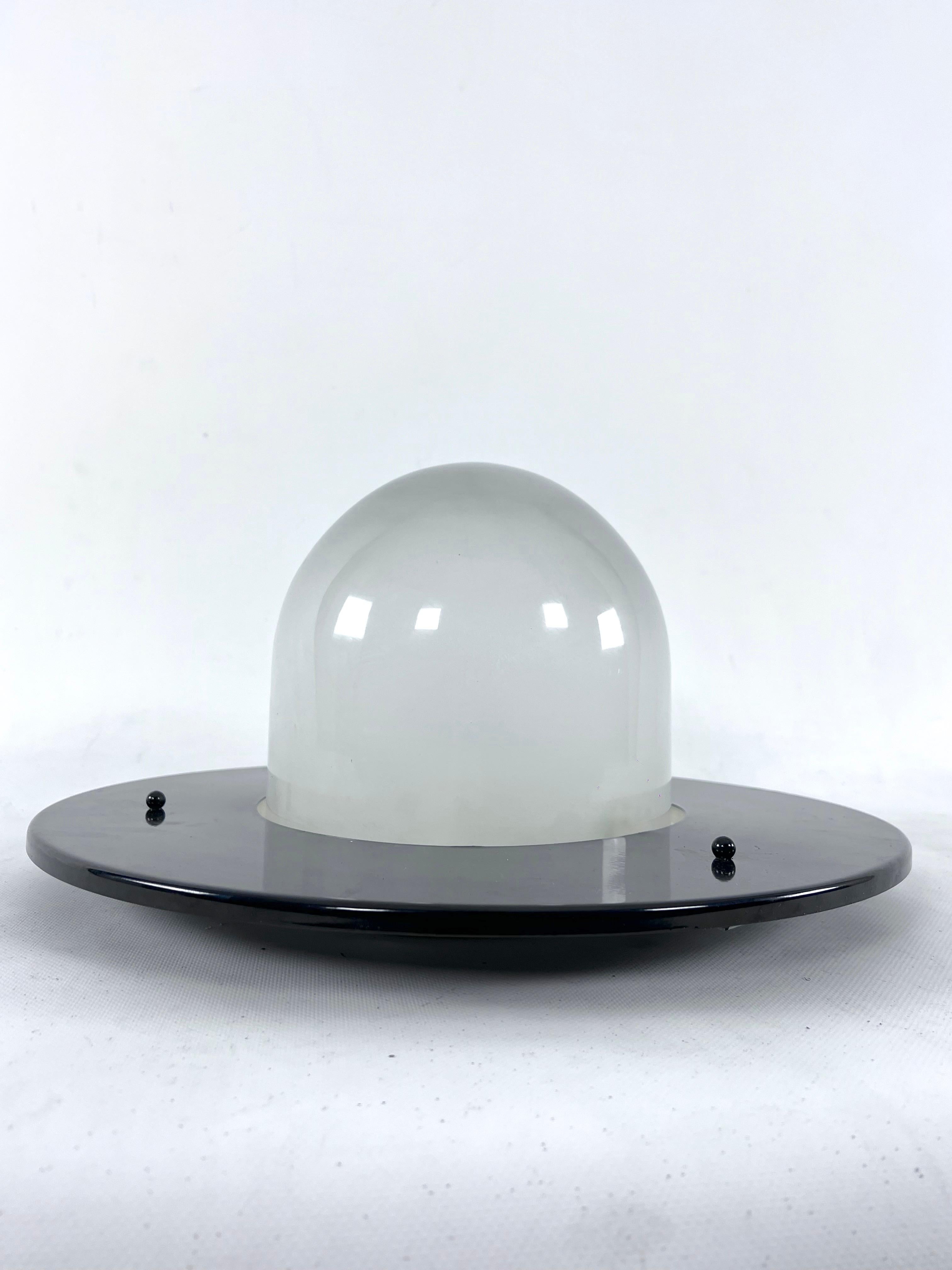 20th Century Rare Bulbo Grande Ceiling or Wall Lamp by Quattrifolio, Italy, 1970s For Sale