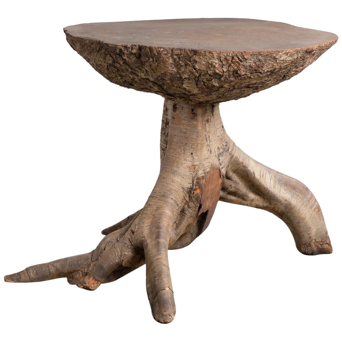 Rare Burl Wood Table, America, circa 1920