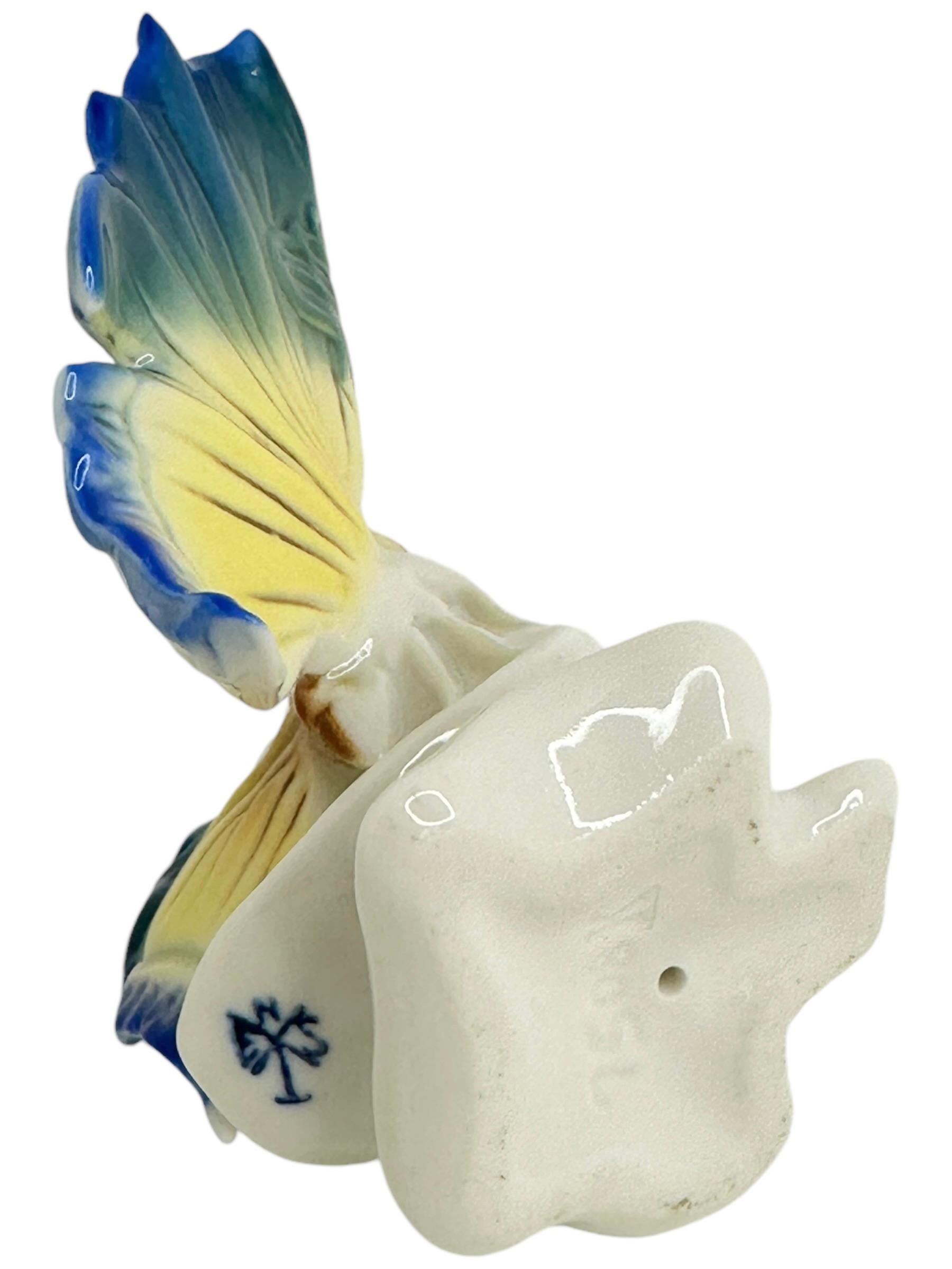Seltene Schmetterling-Porzellan China-Figur von Ens Antique German 1920er Jahre (Frühes 20. Jahrhundert) im Angebot