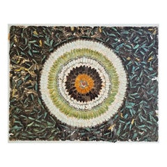 Rare Butterfly Wings Kaleidoscope, framed wall mount art, France 1930s