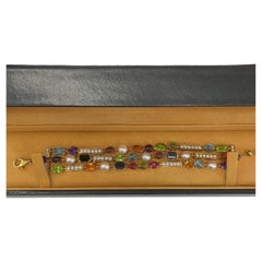 Bvlgari Bracelet rare en pierres précieuses « Allegra »