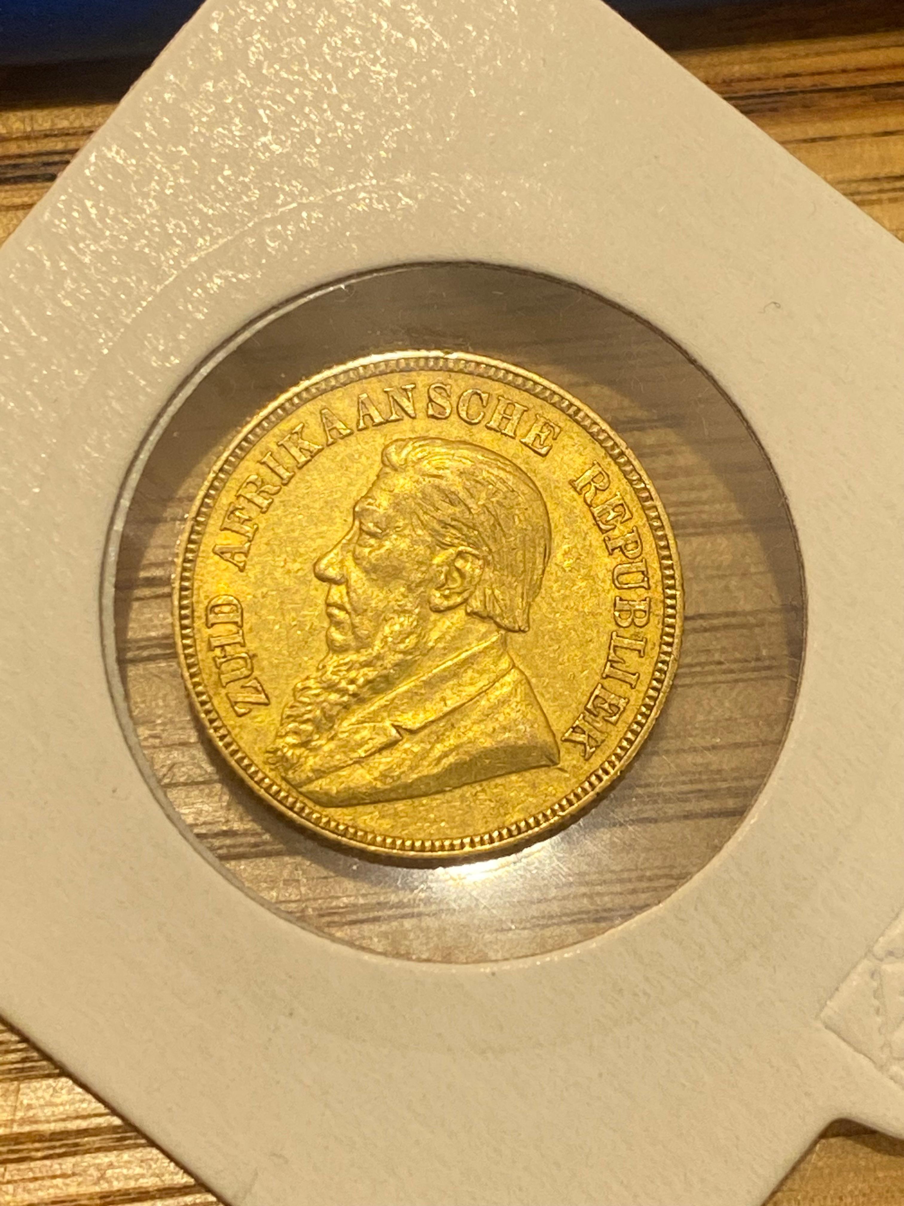 Very Rare c1892 South African 22K Gold 