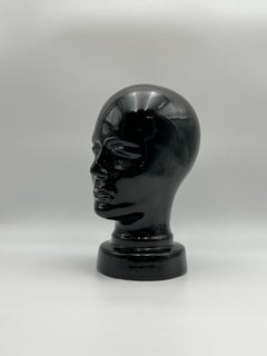 Rare c.1970s West Germany Ceramic Head Sculpture, Mid-century Modern Design