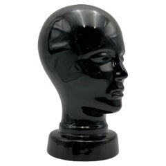 Rare c.1970s West Germany Ceramic Head Sculpture, Mid-century Modern Design