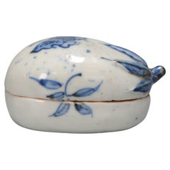 Rare boîte à encens Kosometsuke en porcelaine chinoise de la période Ming, datant d'environ 1600