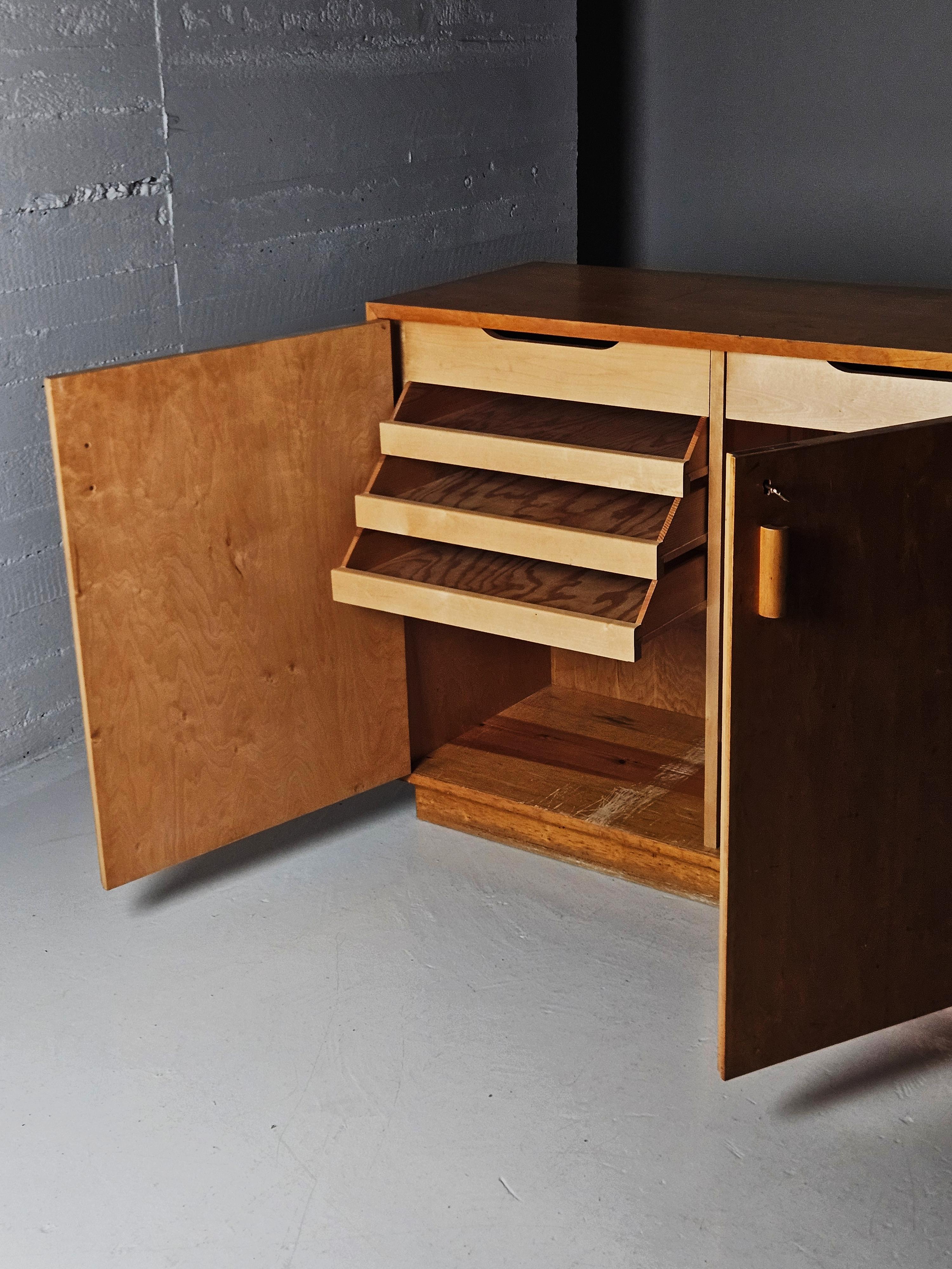 Betulla Raro mobile '808' di Alvar Aalto per AB Artek a Hedemora, Svezia, anni '40 in vendita
