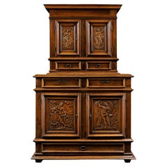 Rare Cabinet depicting the Four Elements