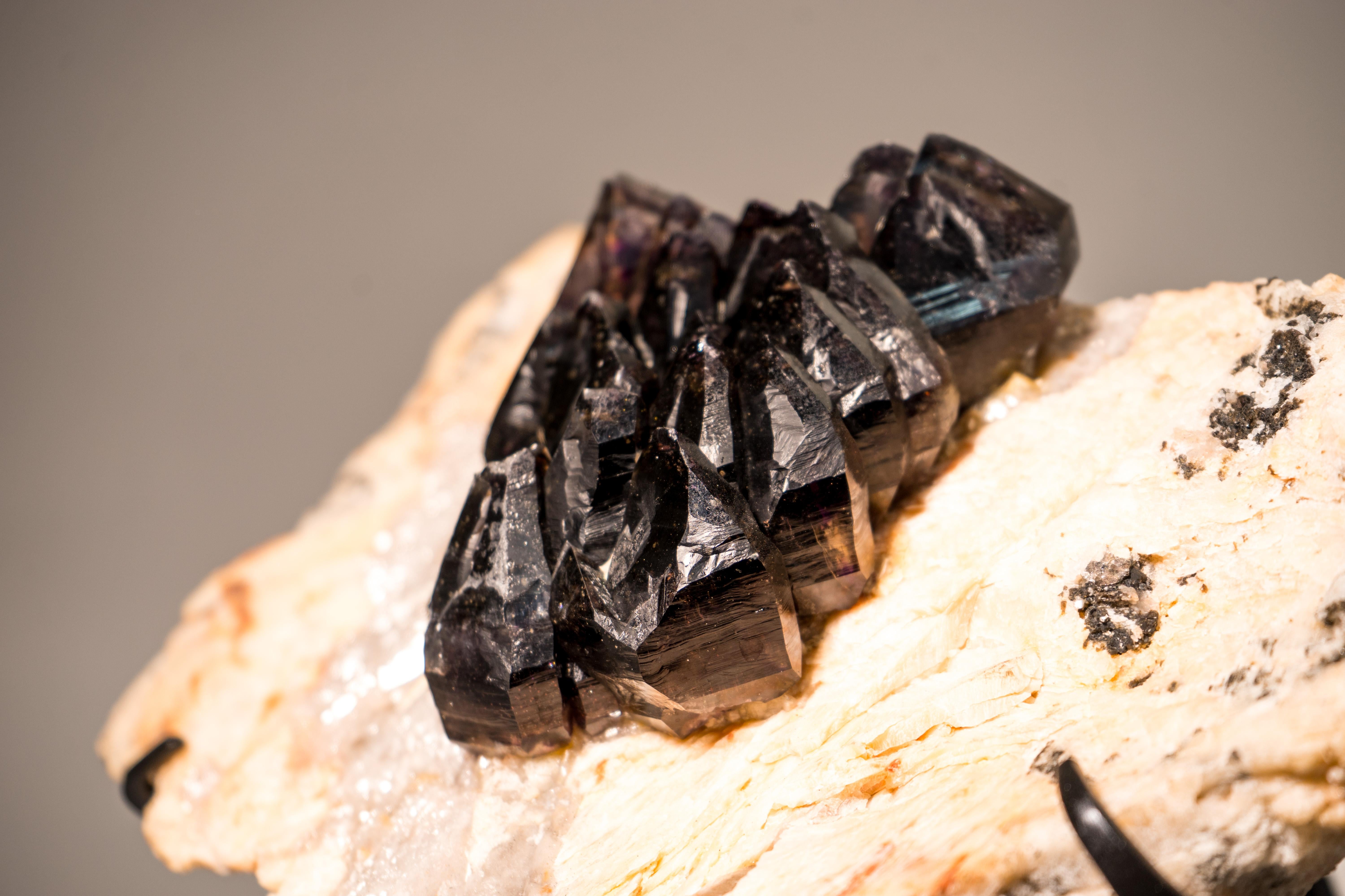 Rare Cacoxenite Amethyst Elestial Cluster For Sale 2