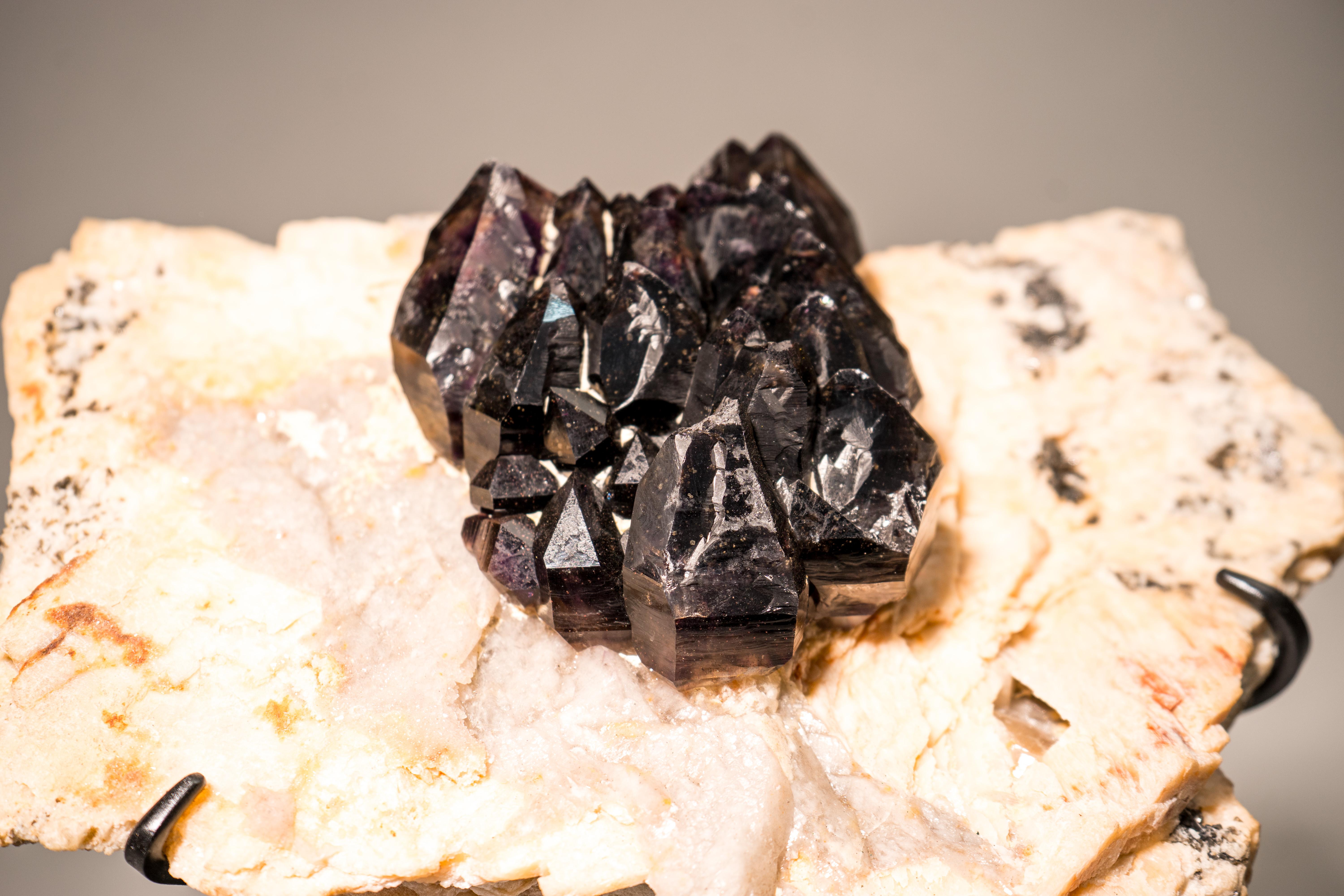 Rare Cacoxenite Amethyst Elestial Cluster For Sale 3