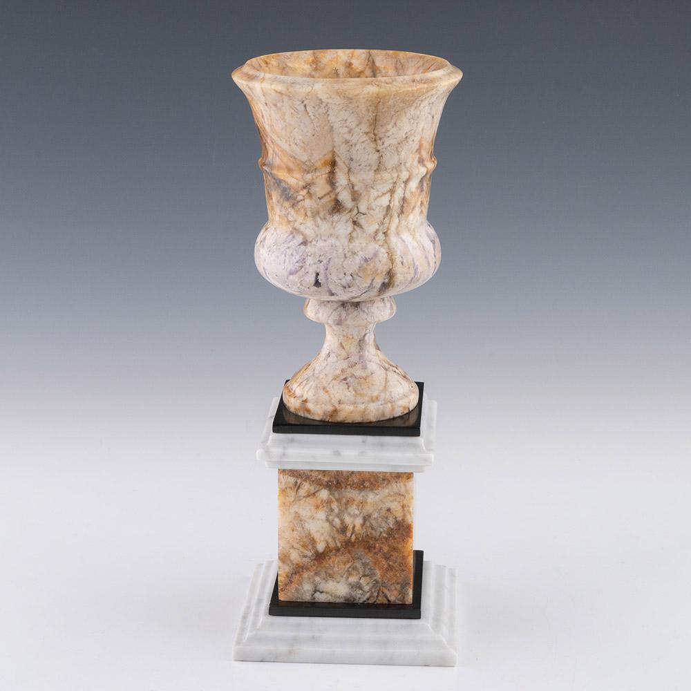 Inglese Raro vaso Campana Derbyshire Fluorspar - Moderno in vendita