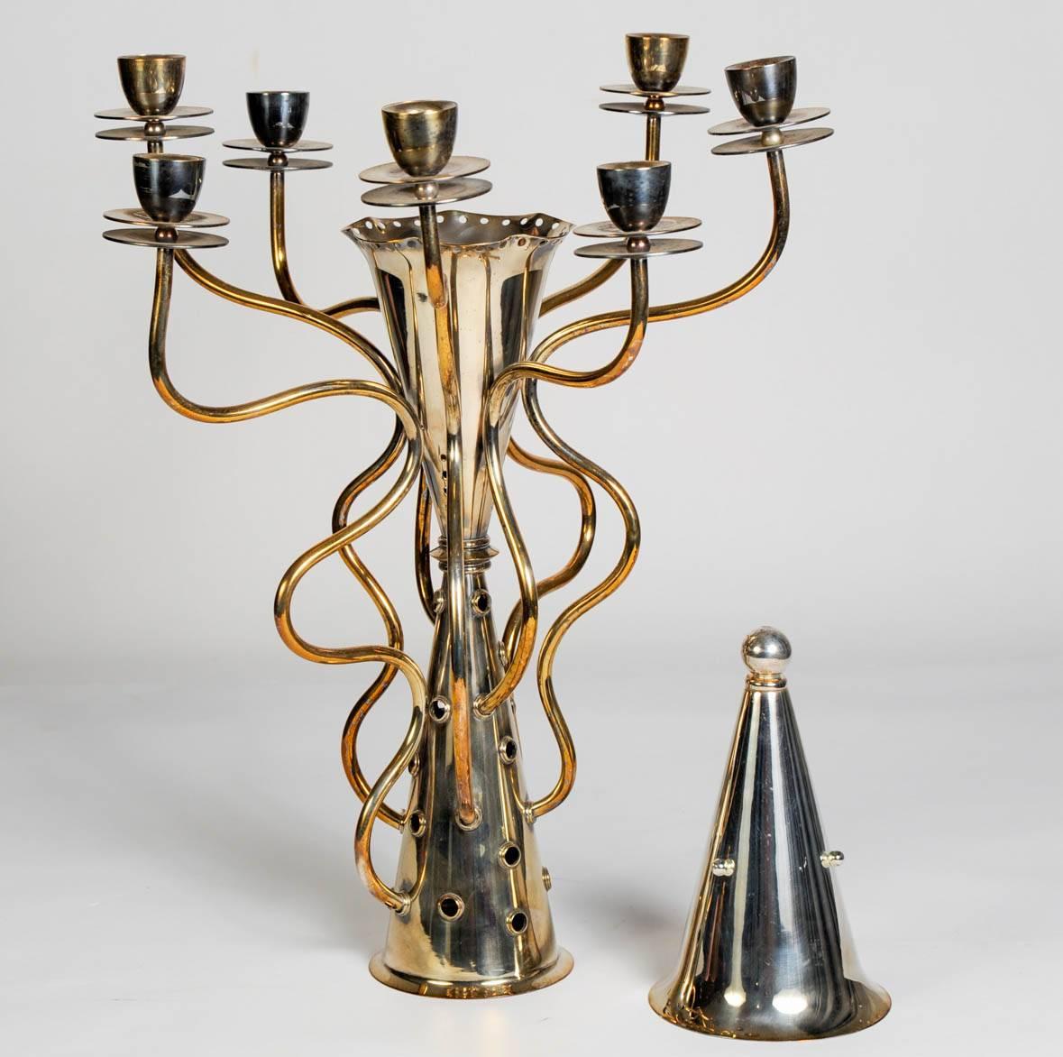 Rare Candleholder Making Vase Too by Borek Sipek For Sale 1