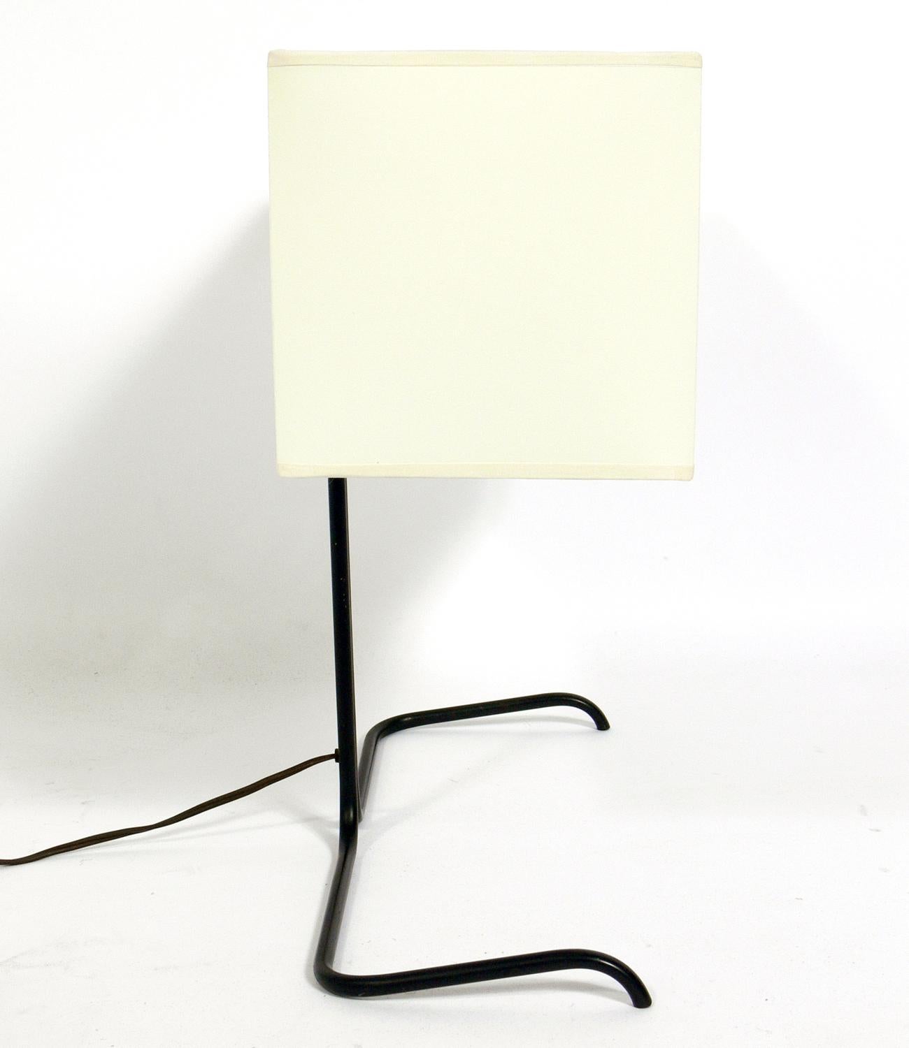 Mid-Century Modern Rare Cantilevered Desk Lamp by Gerald Thurston for Lightolier