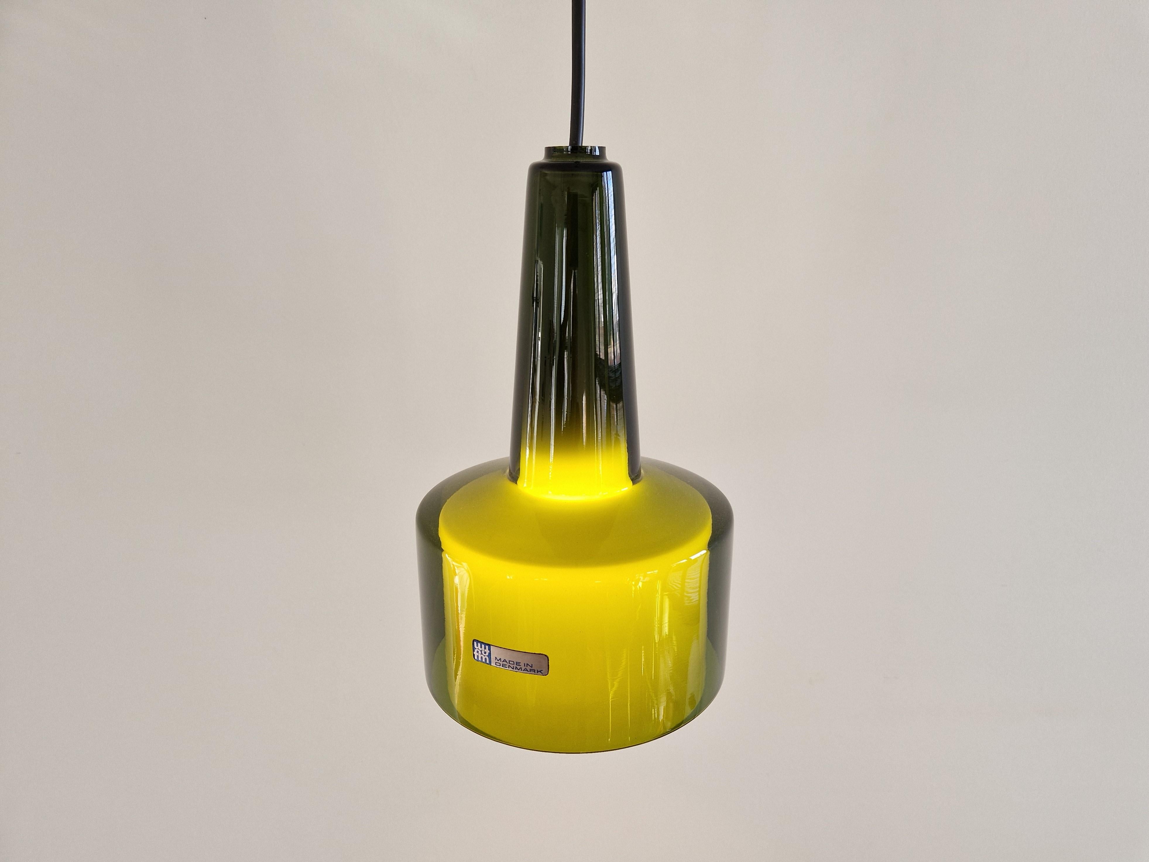 Mid-Century Modern Rare 'Capri' pendant lamp for Fog & Mørup, Denmark 1960's For Sale