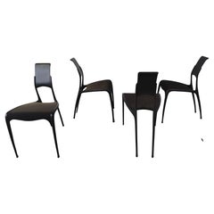 Vintage Rare carbon fibre C06 chairs by Pol Quadens, 1990s