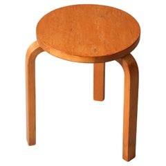 Raro sgabello Carelian in betulla di Alvar Aalto, 1930/1940