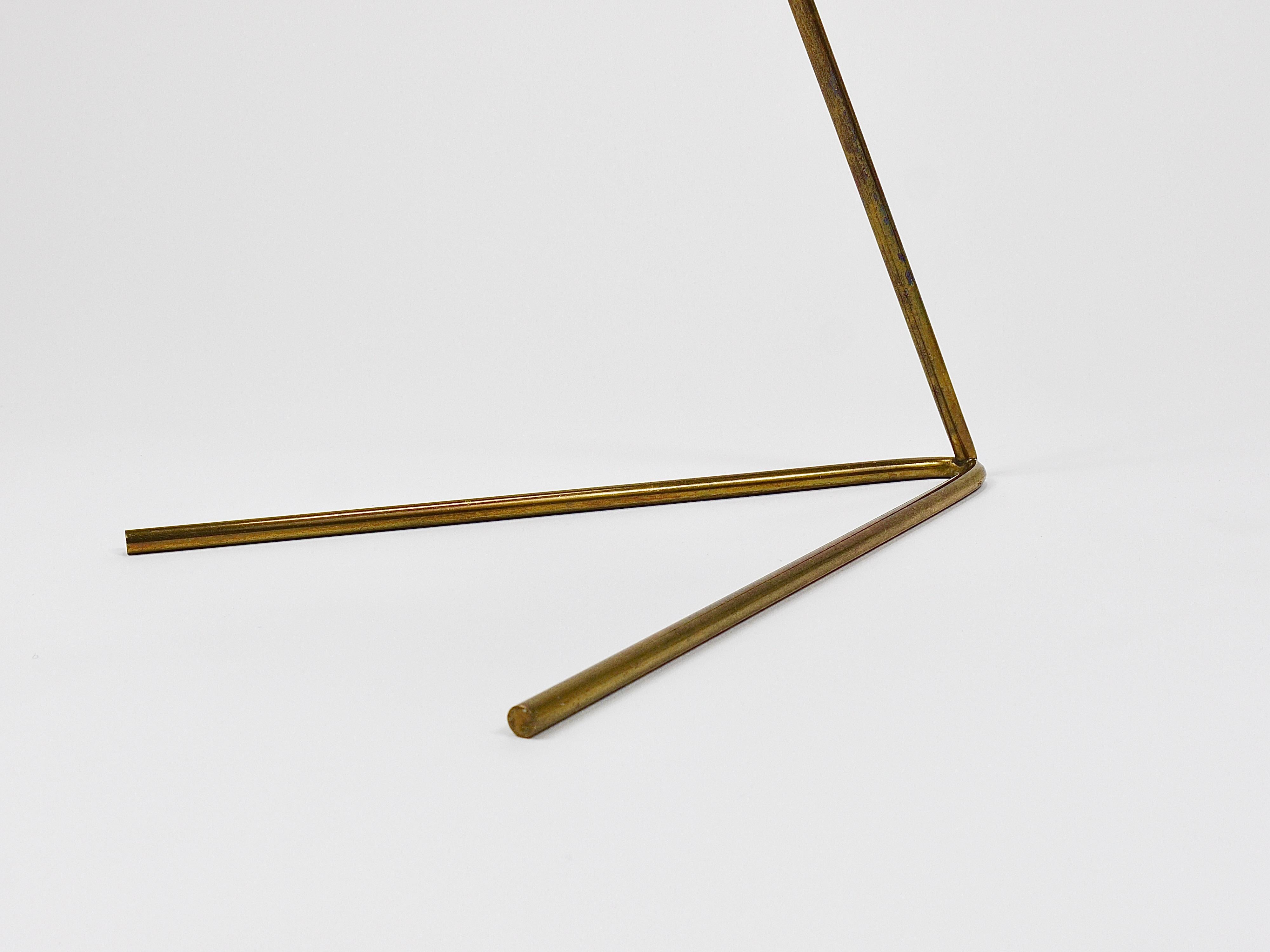 Rare Carl Auböck Brass Standing Floor Ashtray, Austria, 1950s 4