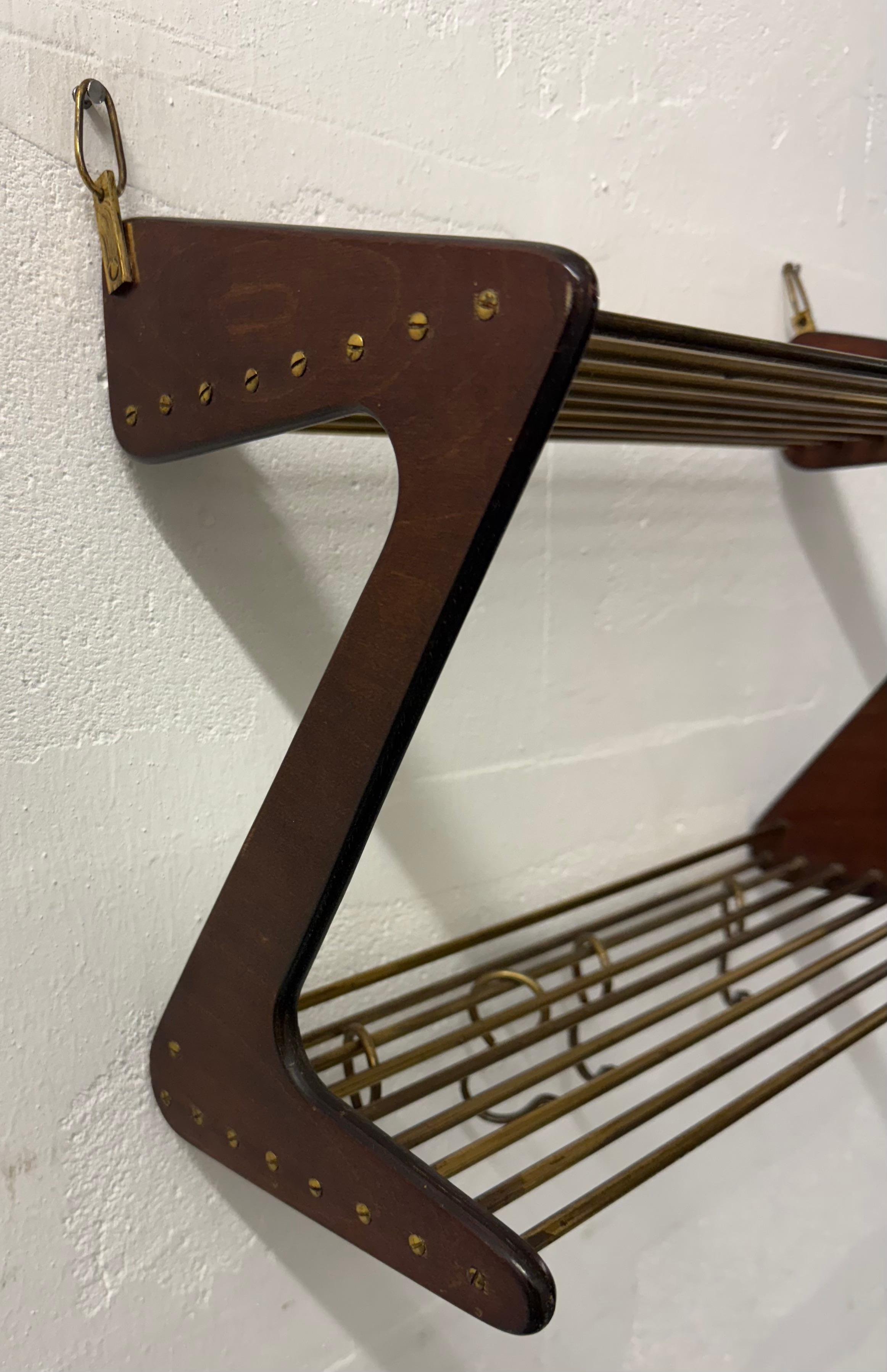 rara percha o estantería doble para libros de carl auböck en Bueno estado para la venta en Munich, DE