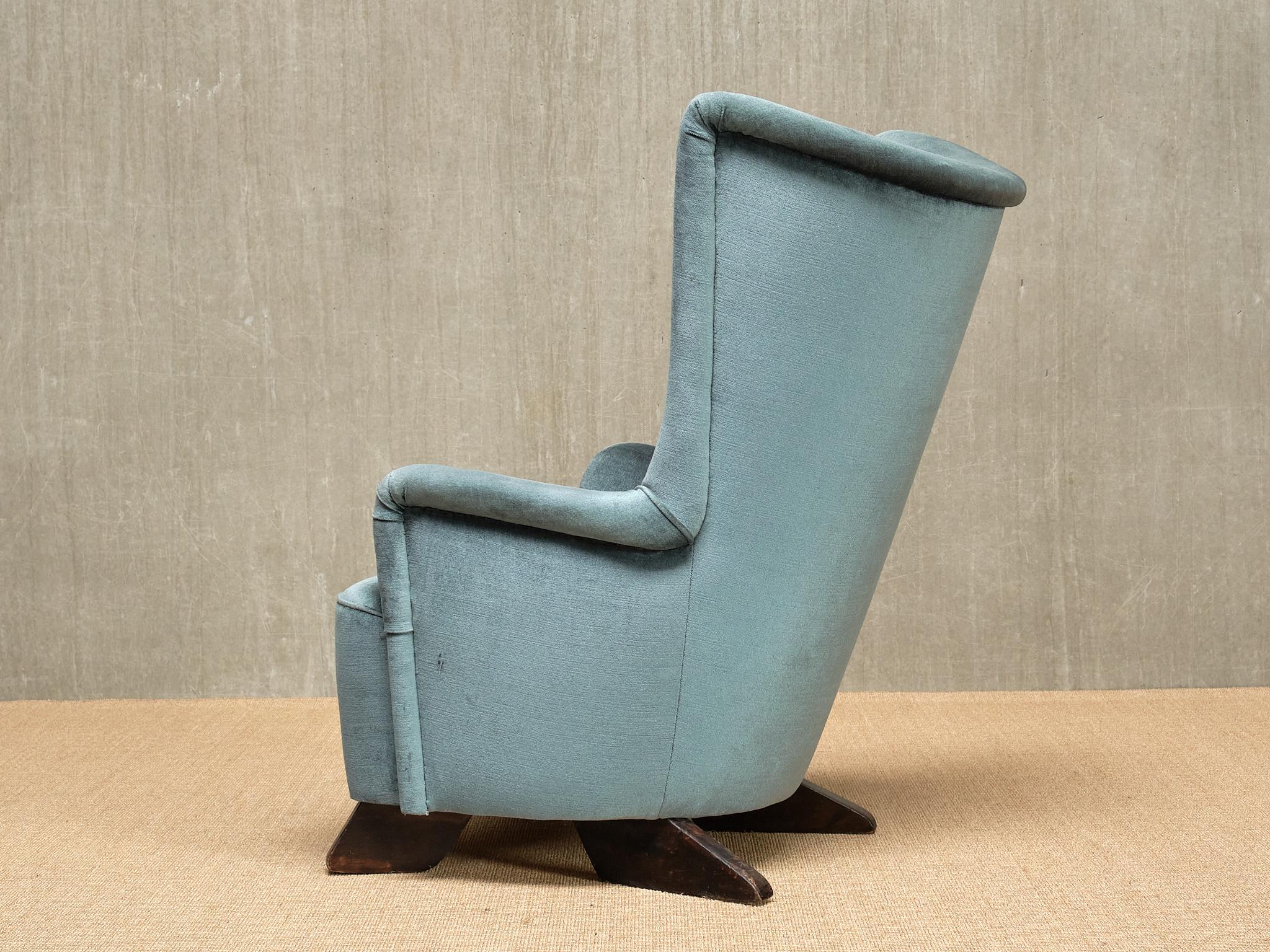 Rare Carl Gustaf Hiort af Ornäs Armchair, Hiort Tuote Puunveisto, Finland, 1940s For Sale 4
