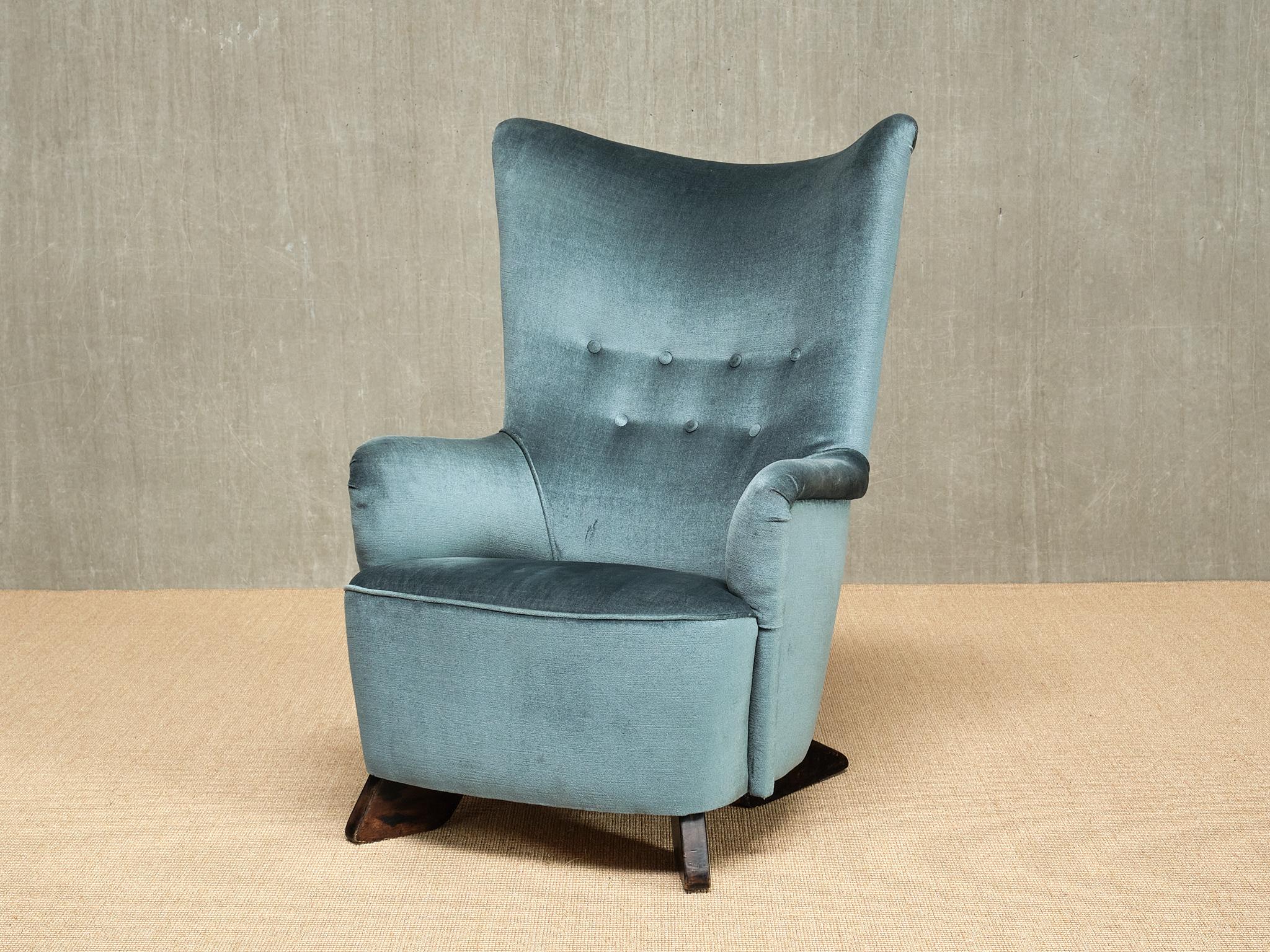 Rare Carl Gustaf Hiort af Ornäs Armchair, Hiort Tuote Puunveisto, Finland, 1940s For Sale 6