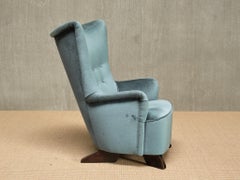 Rare Carl Gustaf Hiort af Ornäs Armchair, Hiort Tuote Puunveisto, Finland, 1940s