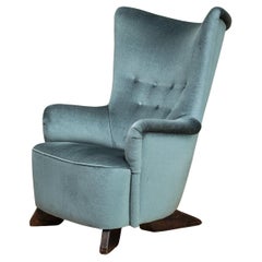 Rare Carl Gustaf Hiort af Ornäs Armchair, Hiort Tuote Puunveisto, Finland, 1940s