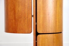 Raro armadio guardaroba girevole Carlo De Carli per Fiarm, anni '60