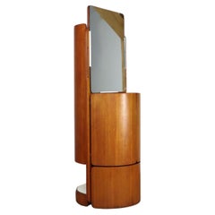 Rare Carlo de Carli Swivel coat rack vanity wardrobe for Fiarm, 1960s