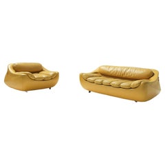 Rare Carrera Lounge Chairs by Decursu De Pas D’urbino Lomazzi for BBB Bonancina