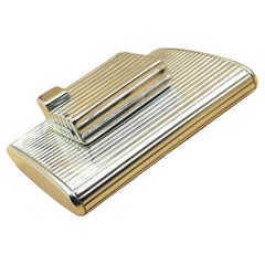 Rare Cartier 1930's Solid Silver Petrol Lighter & Cigarette Case