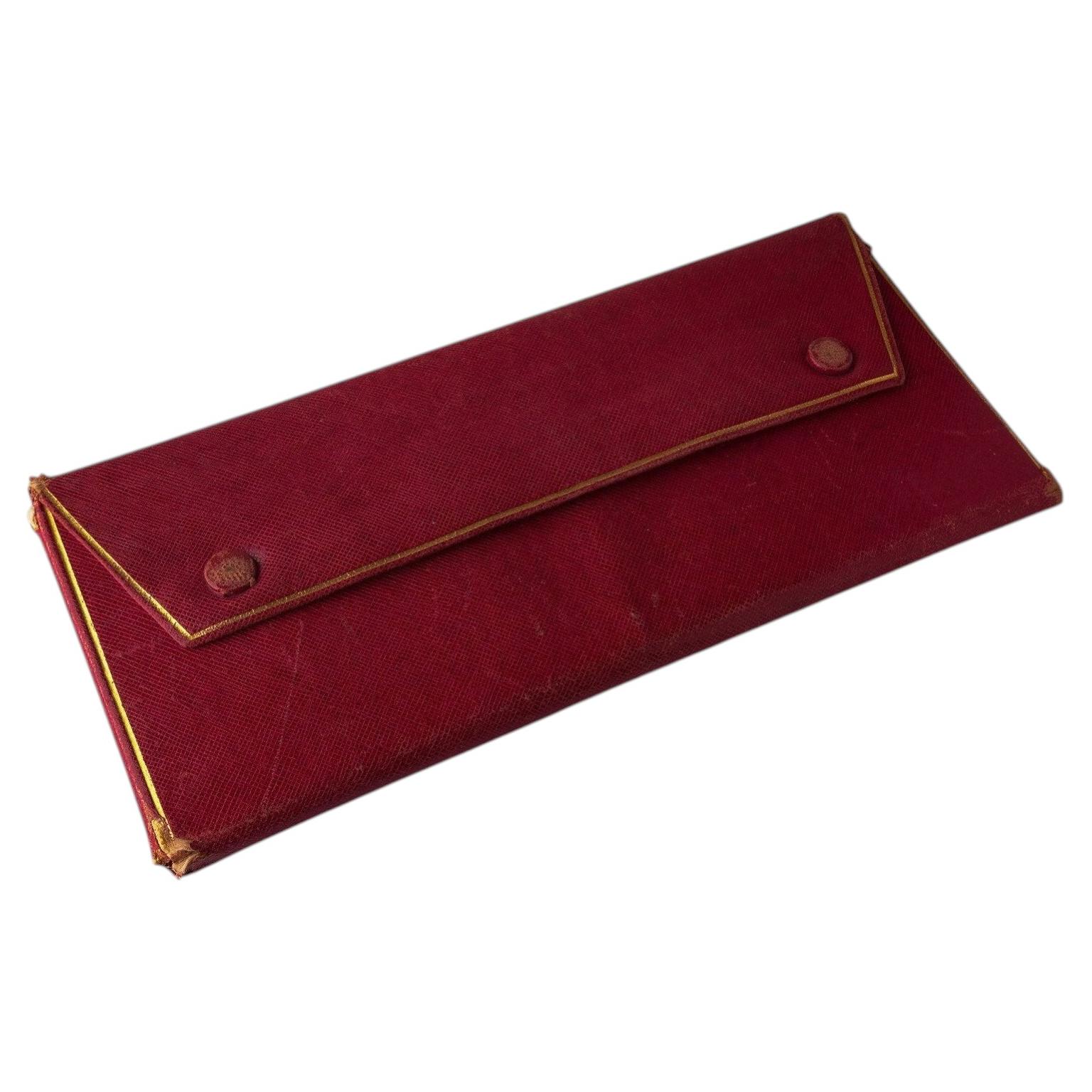 Rare Cartier Art Deco Folding Travel Necklace Case, 1920s to 1930s