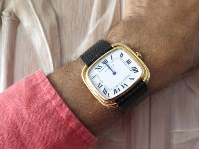 Rare Cartier Jumbo Watch 1970s at 1stDibs | cartier 17050343
