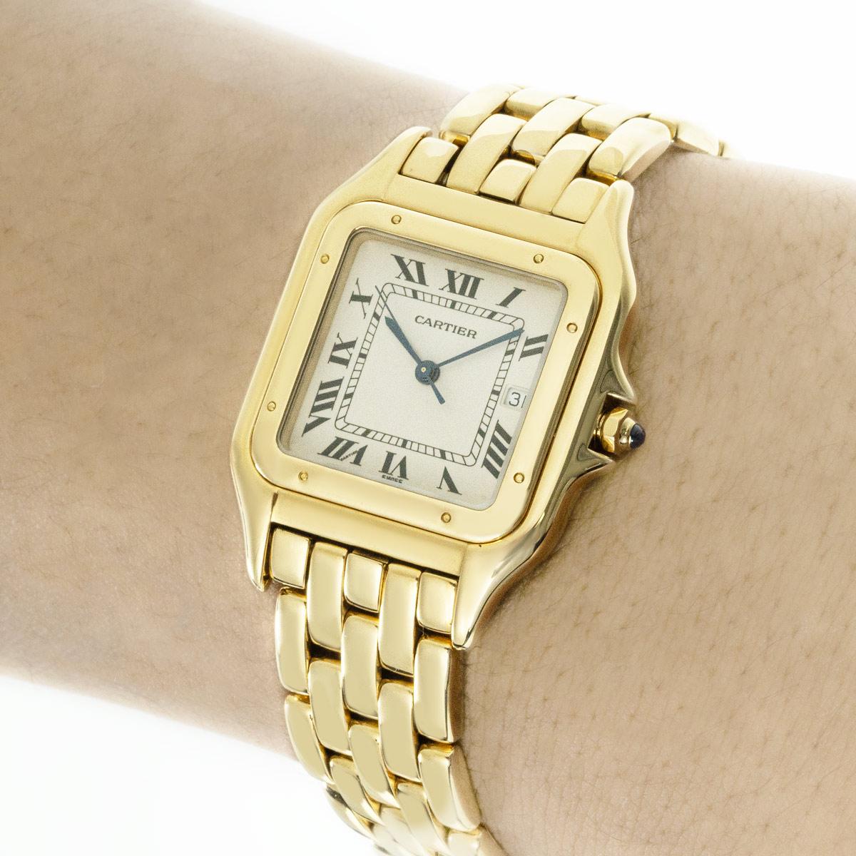 Rare Cartier Panthere Jumbo Yellow Gold 8839 For Sale 4
