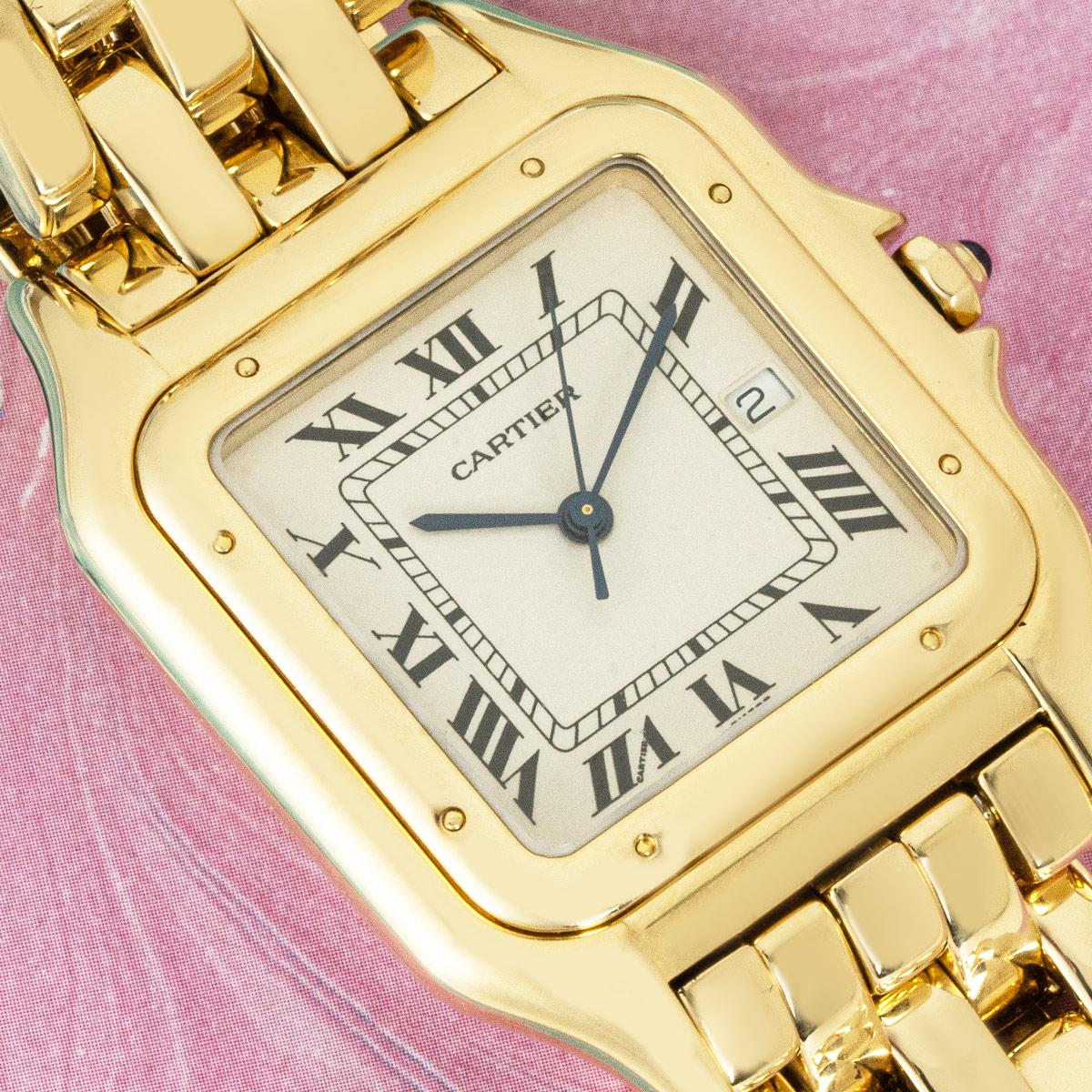 Rare Cartier Panthere Jumbo Yellow Gold 8839 For Sale 5