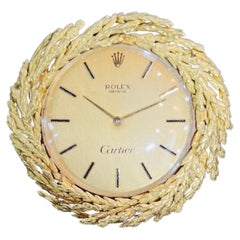 Retro Rare Cartier x Rolex Watch Brooch 